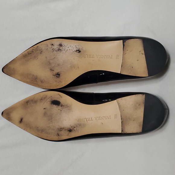 IVANKA TRUMP Pointed toe flat shoes 7 black - Picture 3 of 5